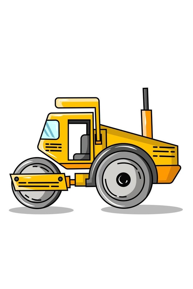 Ilustración de vector de mini tractor