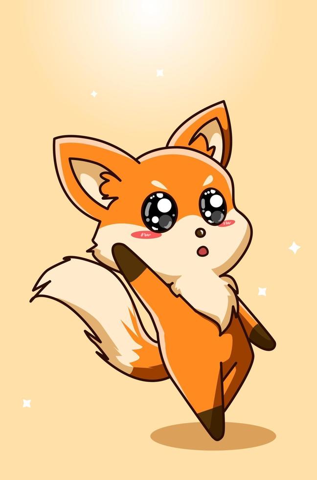 A Cute And Pretty Baby Fox Hand Drawing Vector Art At Vecteezy A Cute And Pretty Baby Fox Hand Drawing Vector Art At Vecteezy