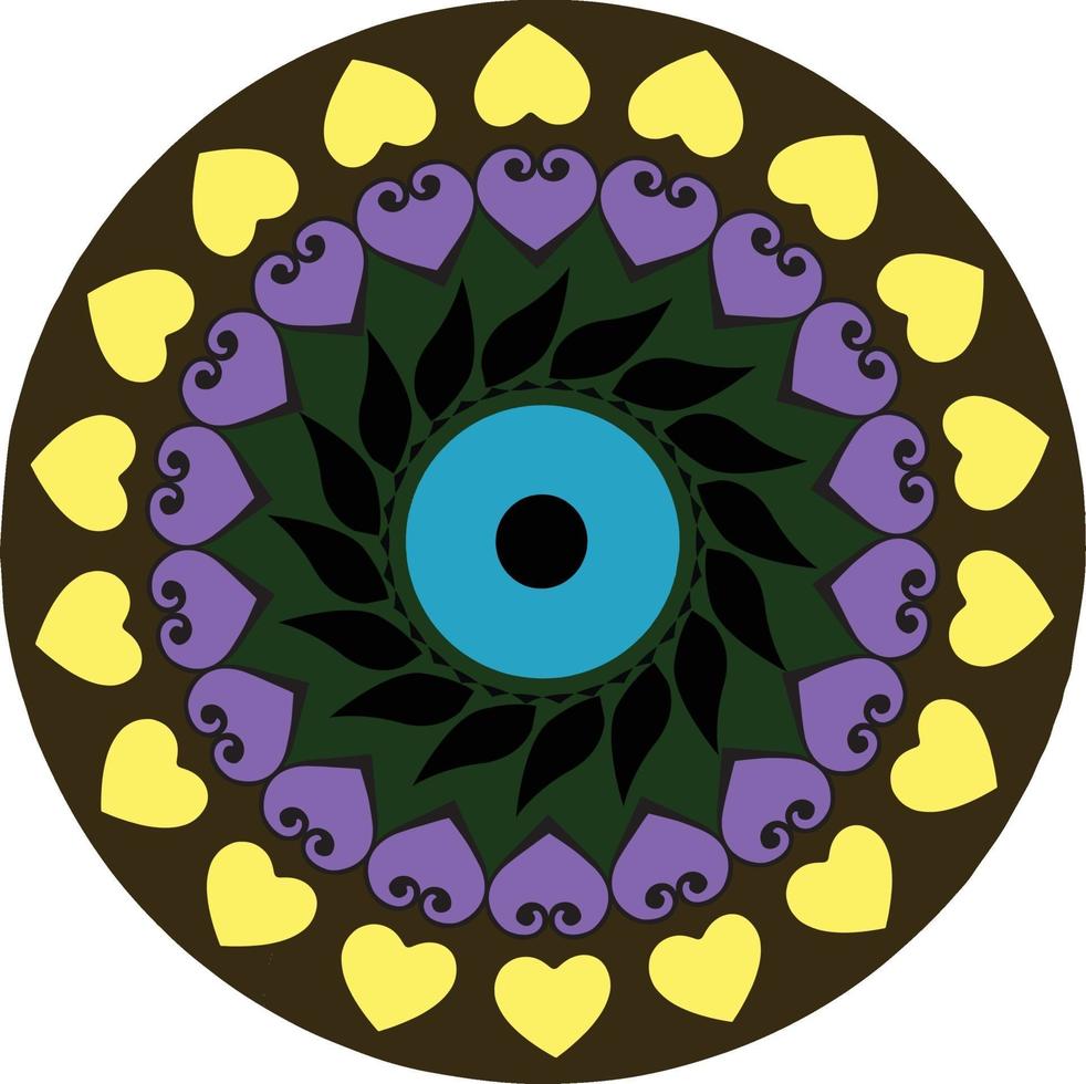 Abstract Chakra shape vector