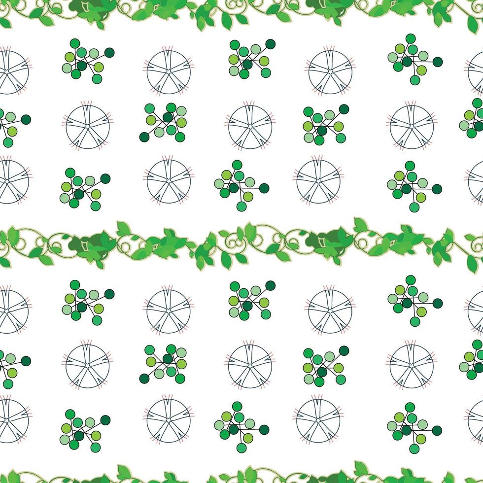 Organic Nature Spring Vector pattern
