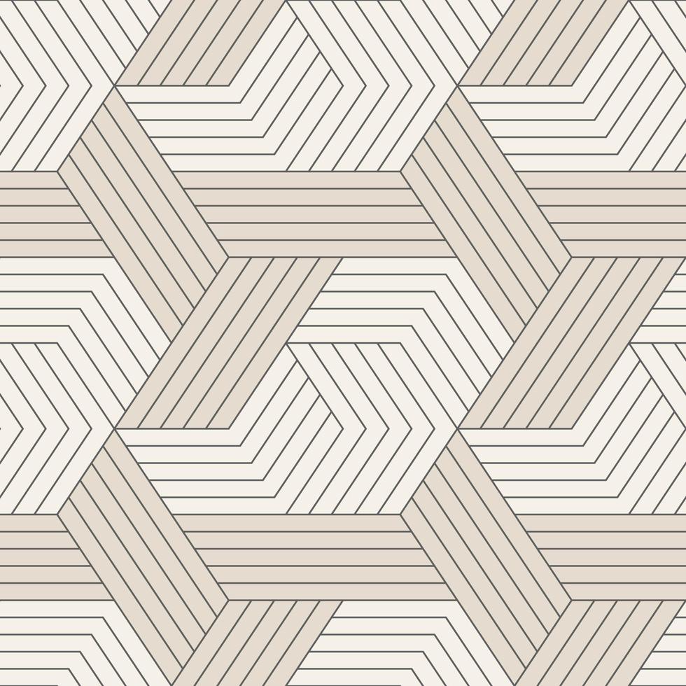 Seamless pattern with symmetric geometric lines. Repeating geometric tiles vector