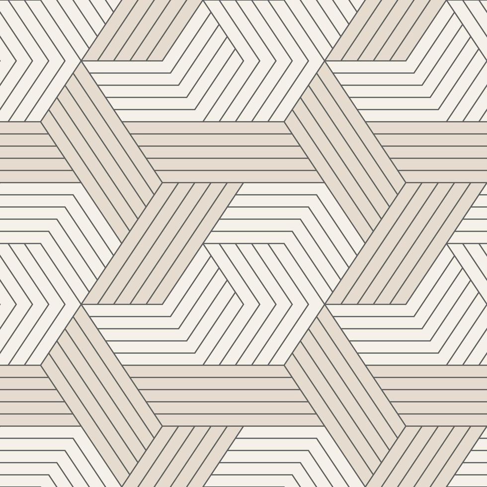 Seamless pattern with symmetric geometric lines. Repeating geometric tiles vector