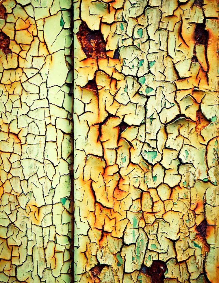 Old cracked paint photo