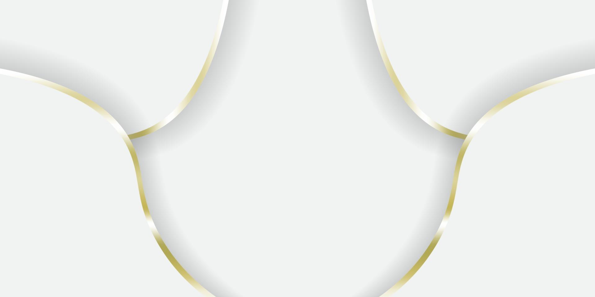 Modern abstract light gold background vector