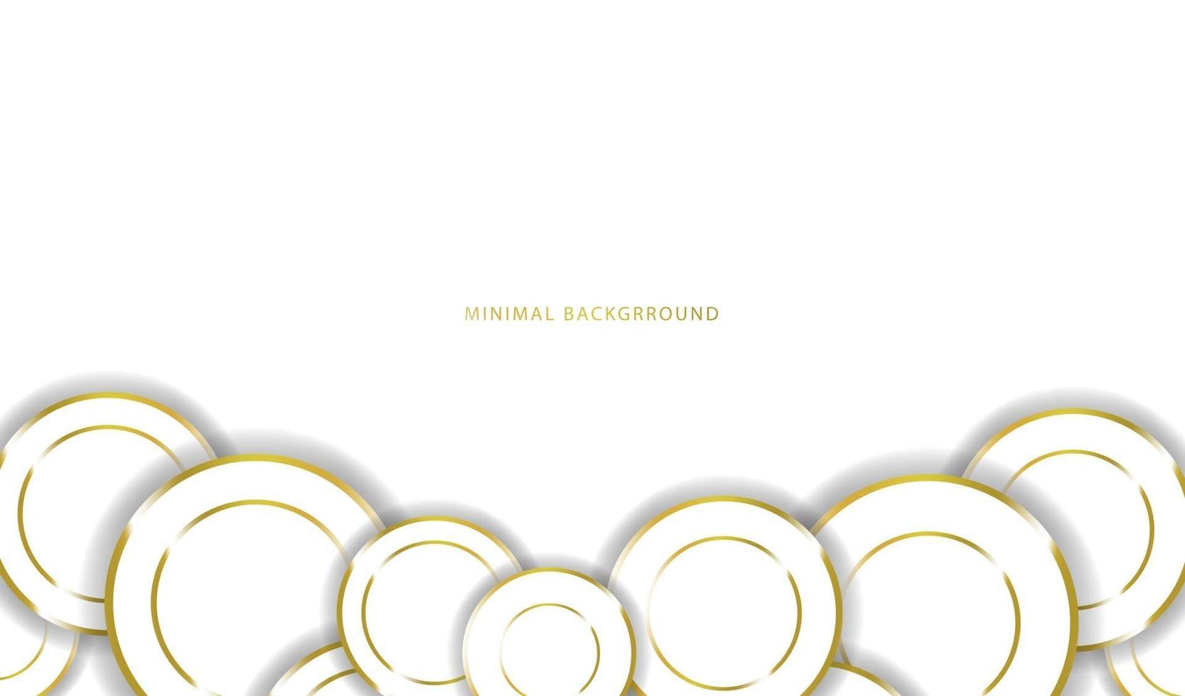 Modern abstract light gold background vector