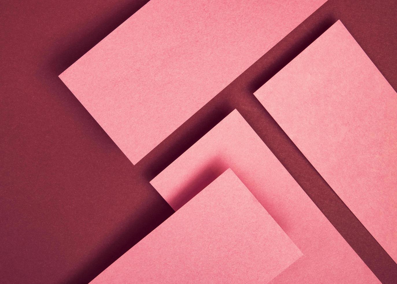 Pink and maroon paper photo