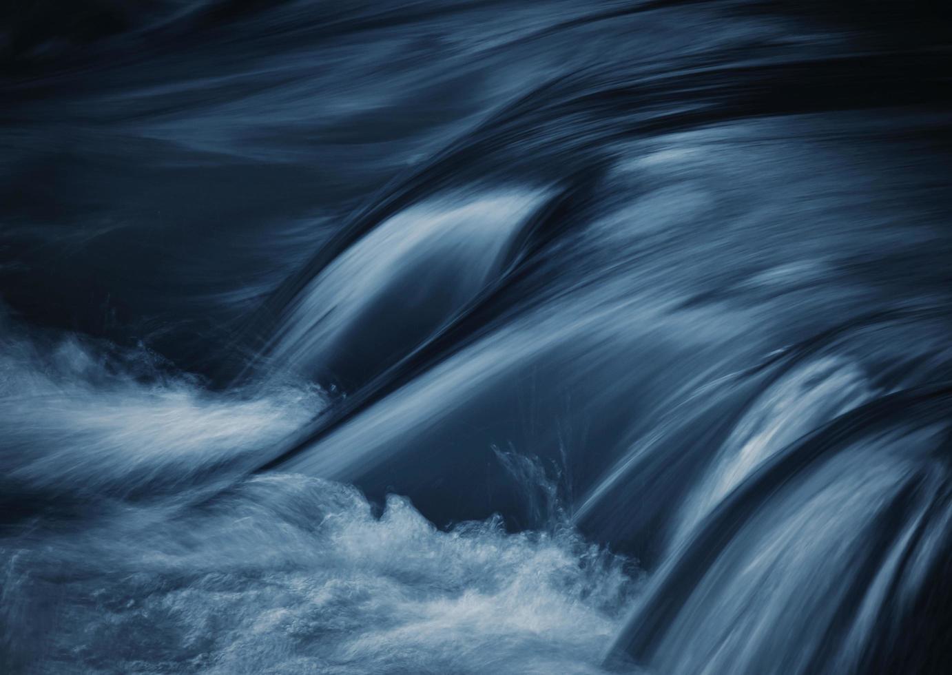 Long-exposure of river water photo