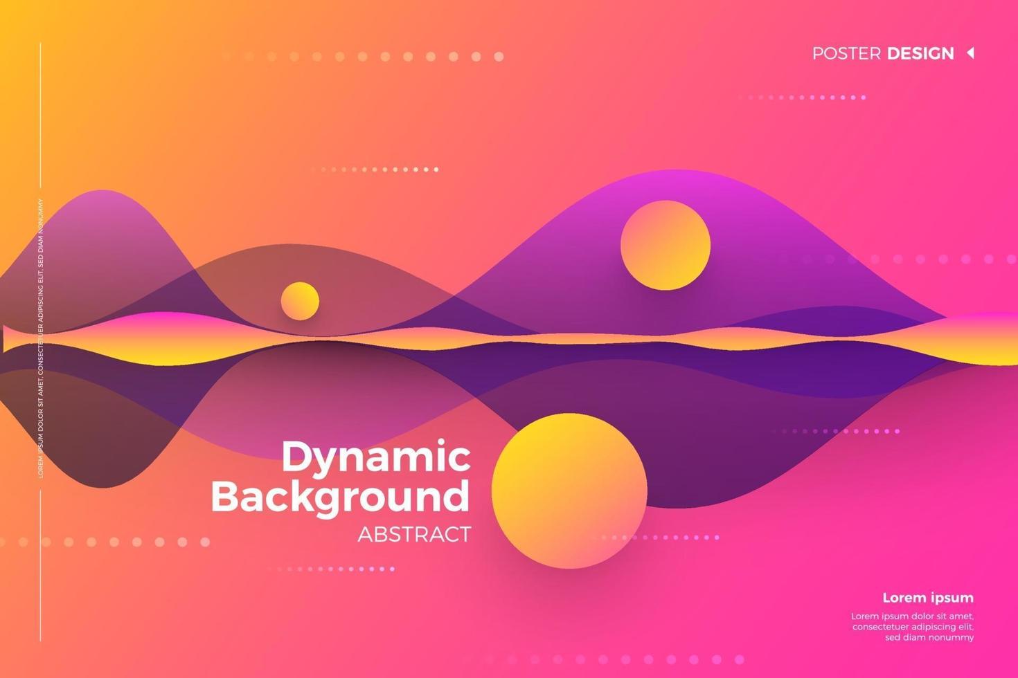 Abstract dynamic background vector