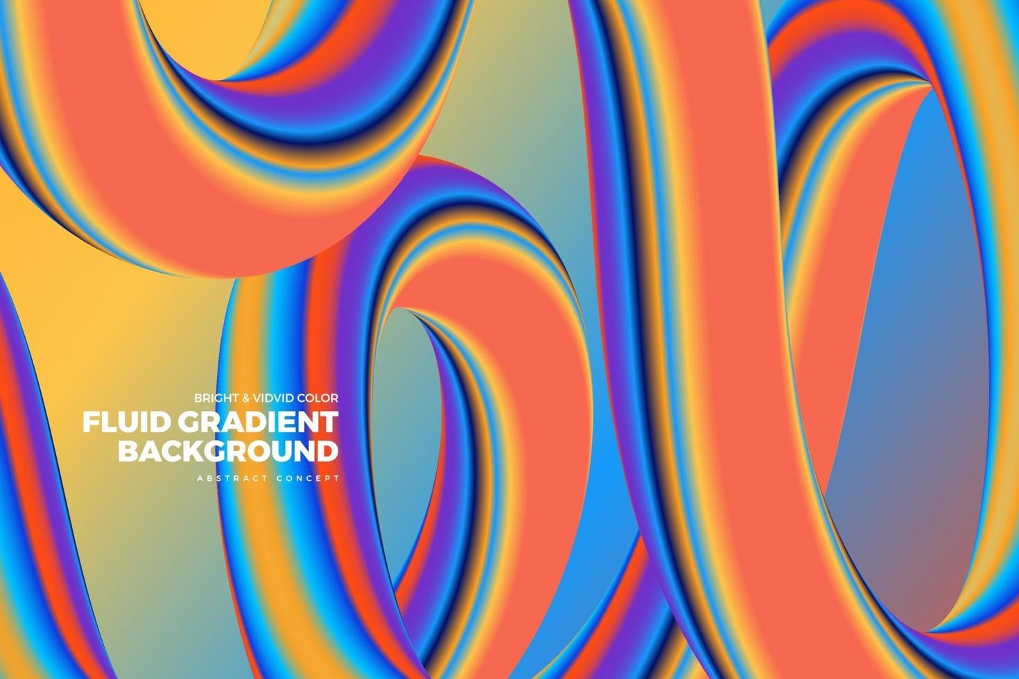 Fluid Vivid Gradient Background vector