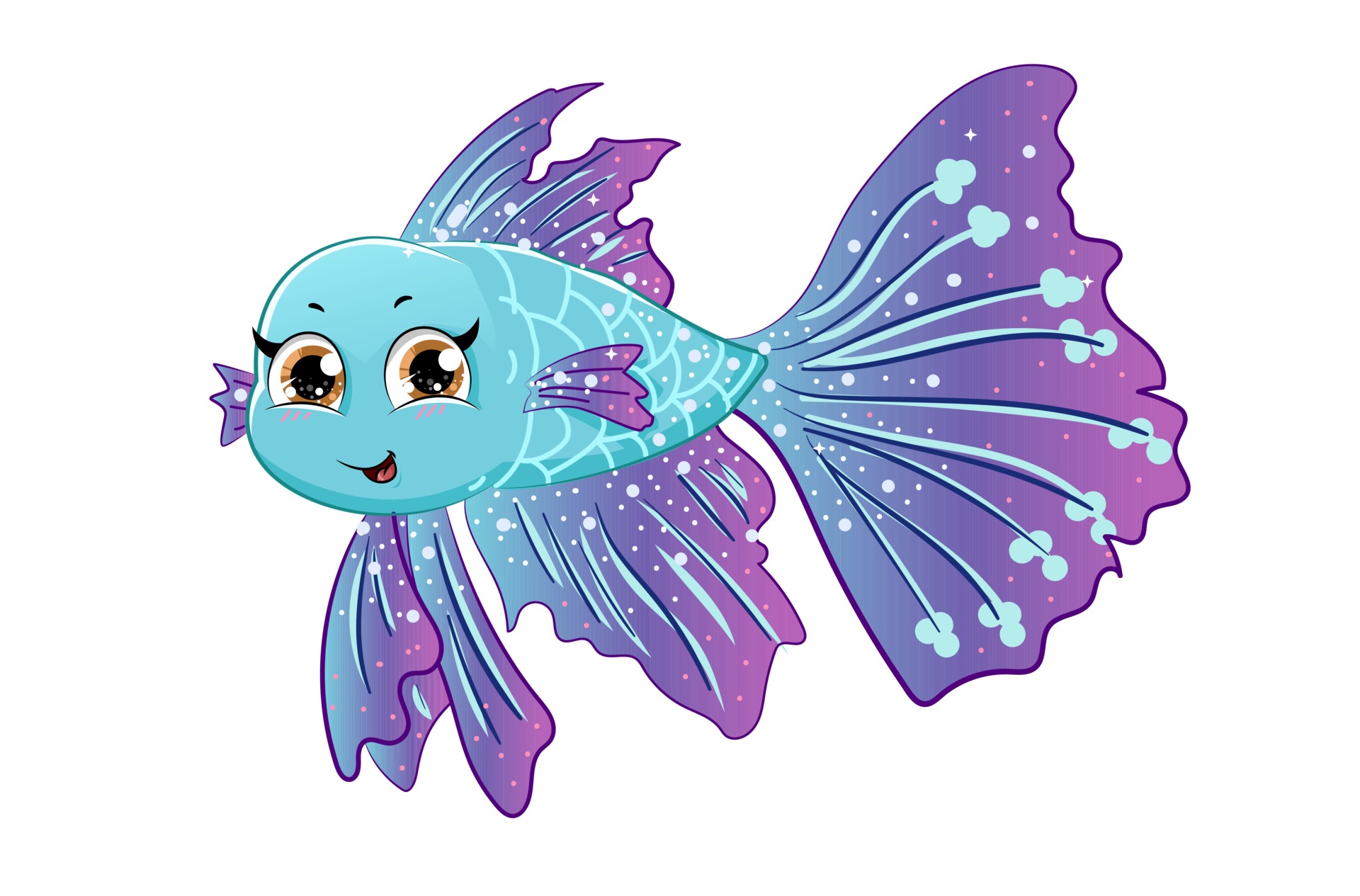 A cute blue purple betta fish, design animal cartoon vector illustration 2162257 Vector Art at Vecteezy A cute blue purple betta fish, design animal cartoon vector illustration 2162257 Vector Art at Vecteezy