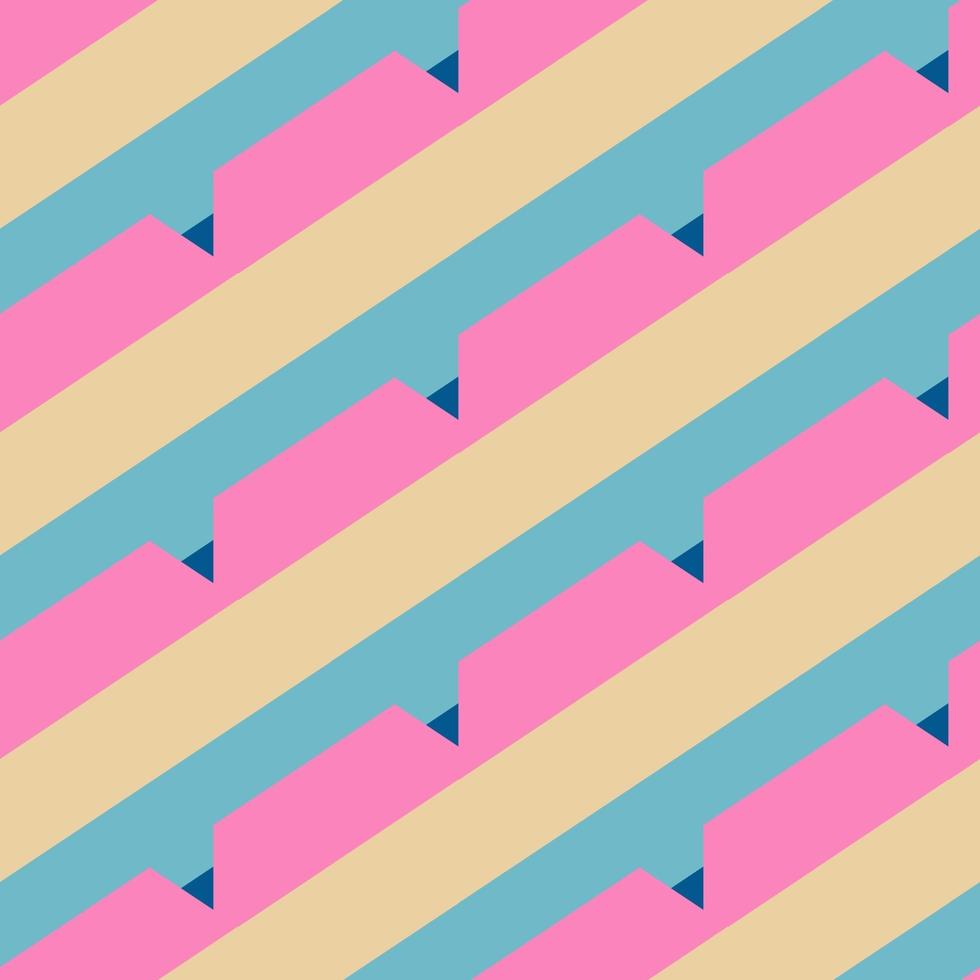 Seamless patterns with abstract ornament vector