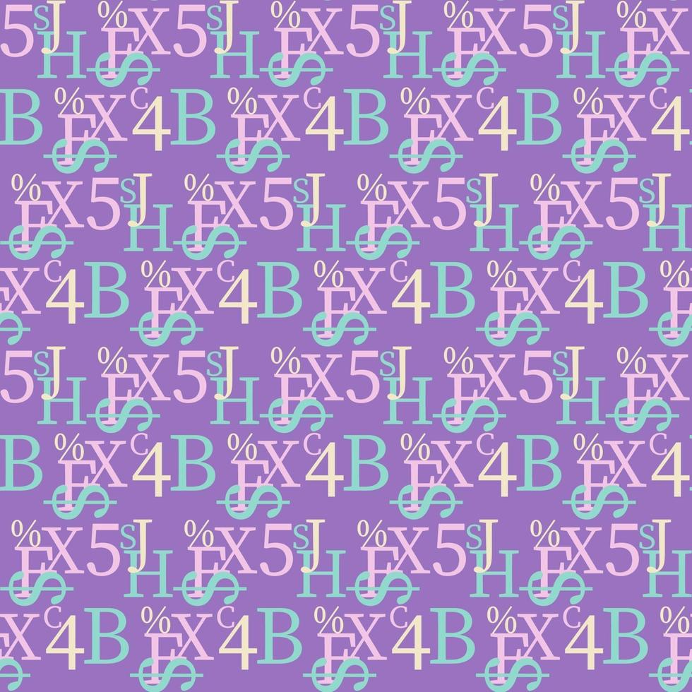 Seamless patterns with abstract ornament. Vector. vector