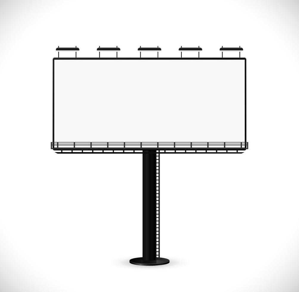 billboard panel icon vector