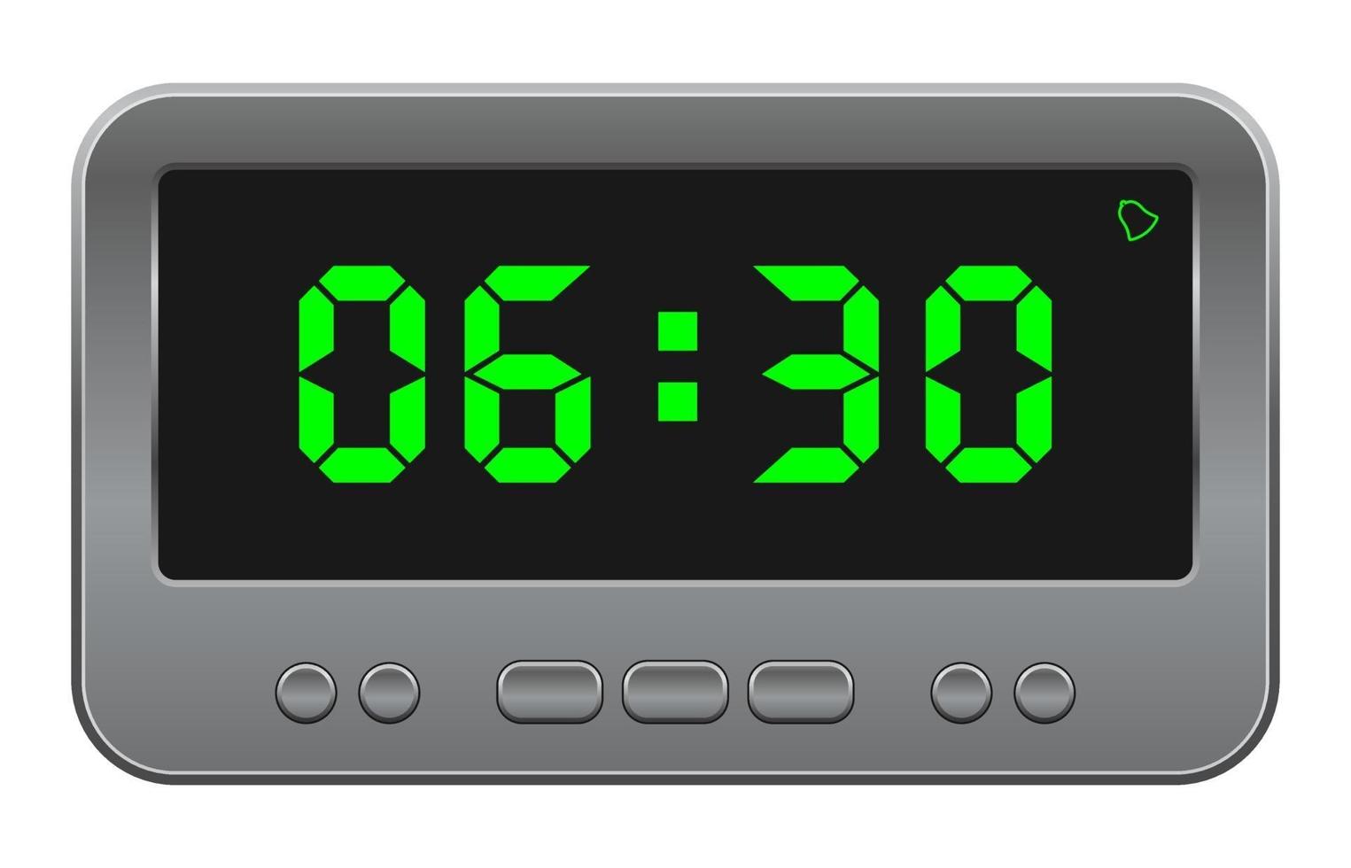 icono de vector de reloj digital