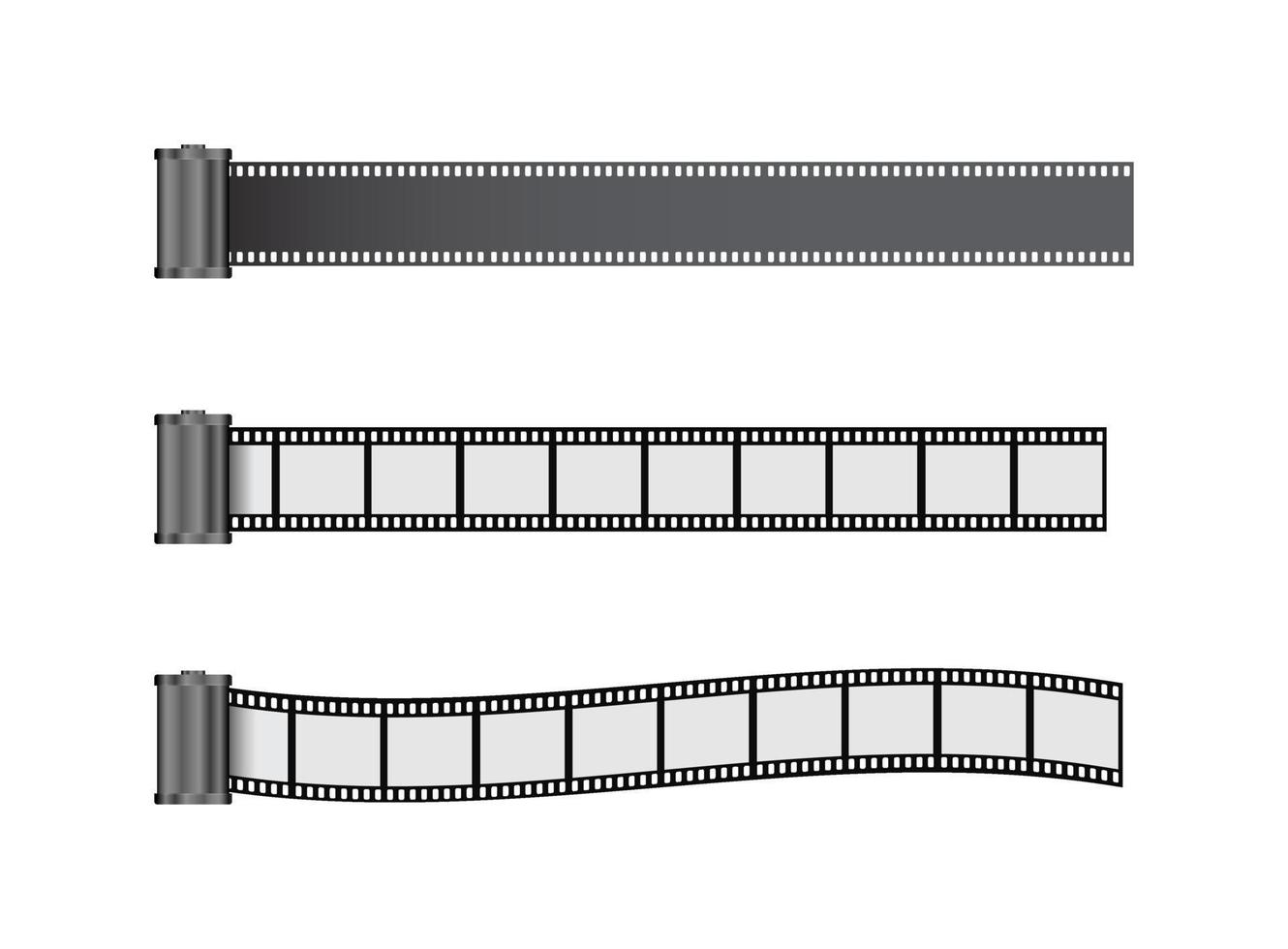 film strip roller vector