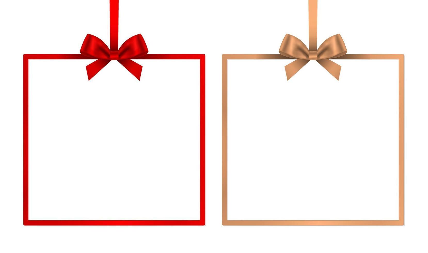 marco de caja de regalo vector