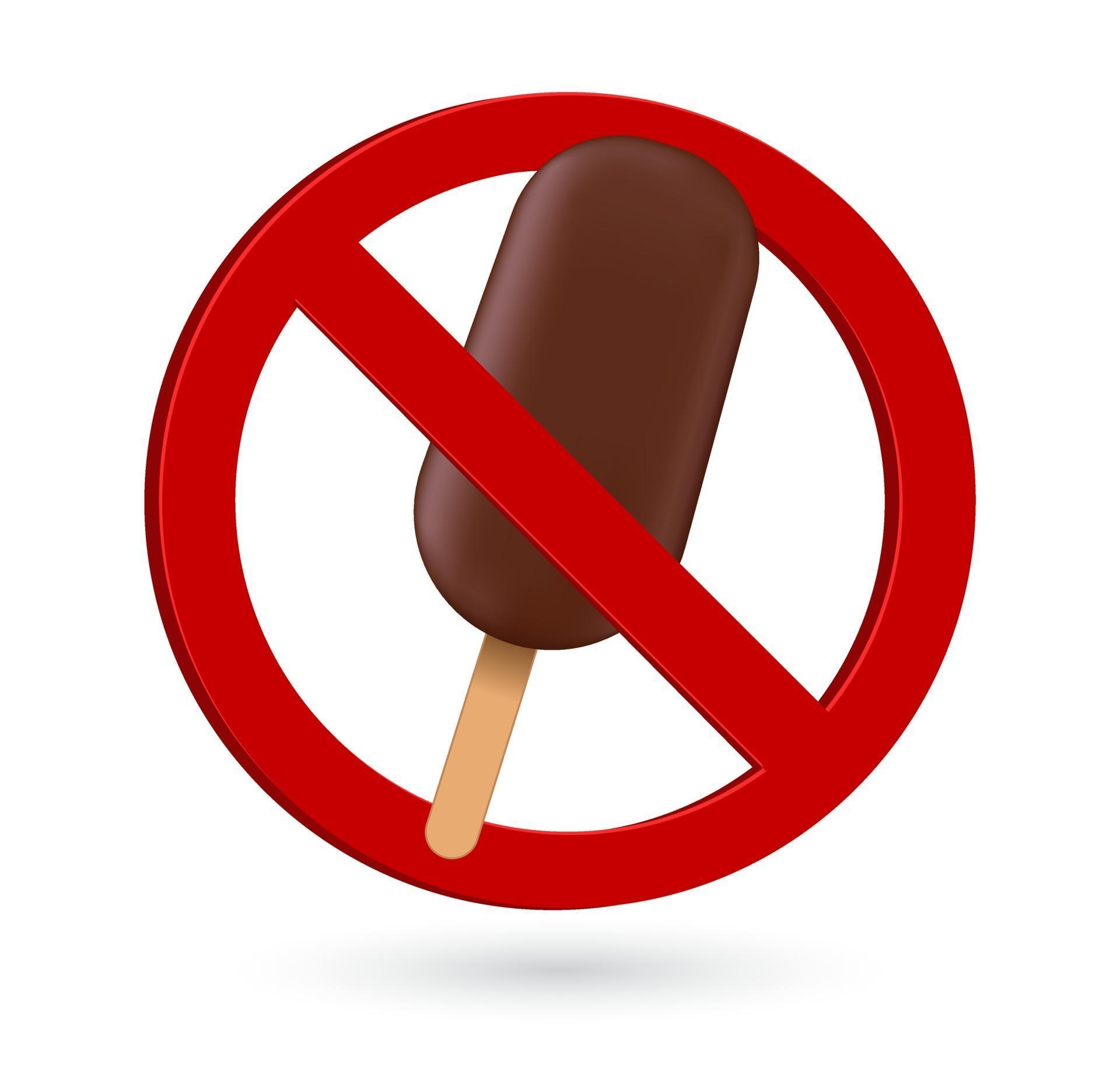 ice cream warning stop sign 2163241 Vector Art at Vecteezy