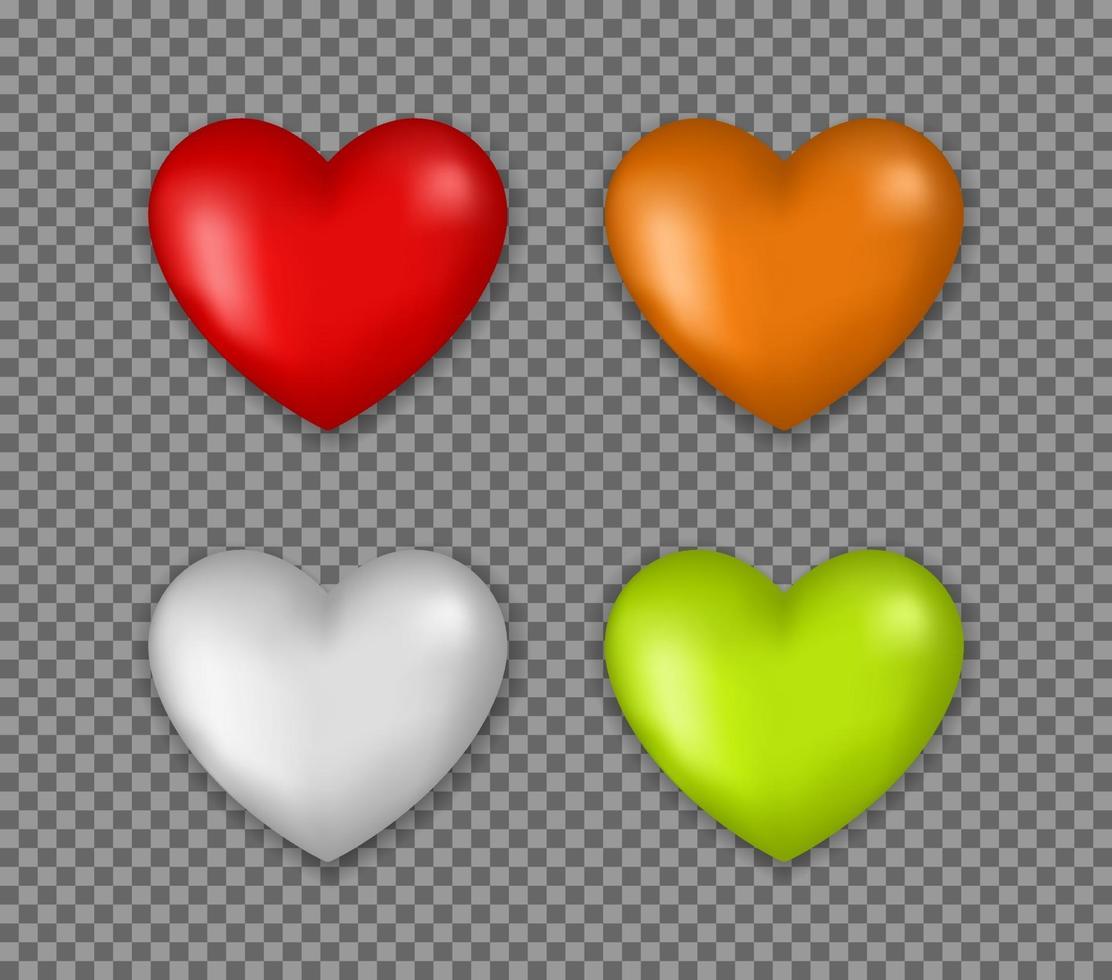 red heart icon vector