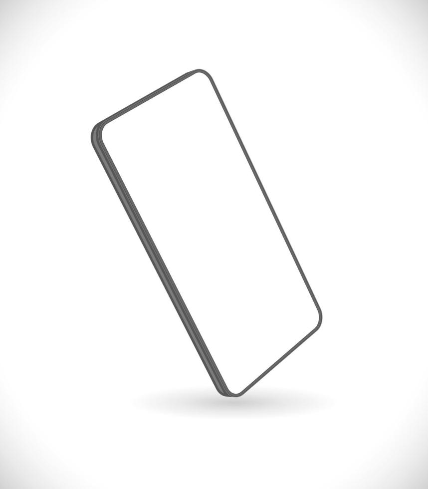 smartphone 3d icon vector