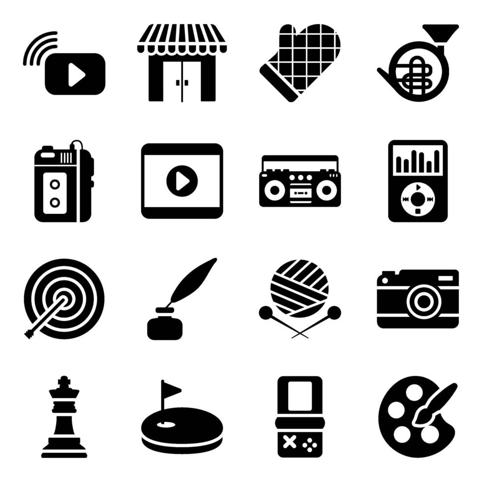 Fun and Leisure Activities Vector 2163596 Vector Art at Vecteezy