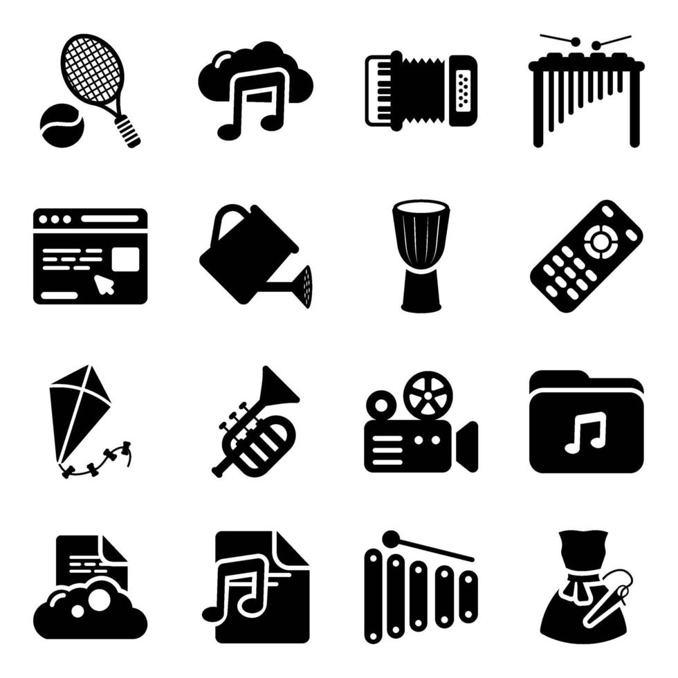 Entertainment and Leisure Activities vector