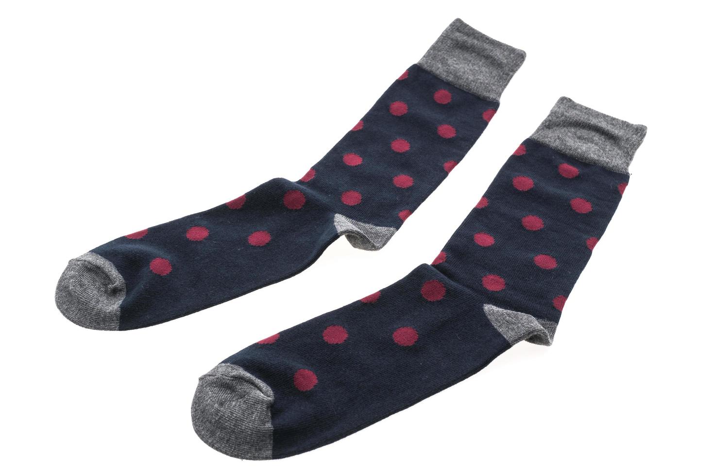 Socks isolated on white background photo