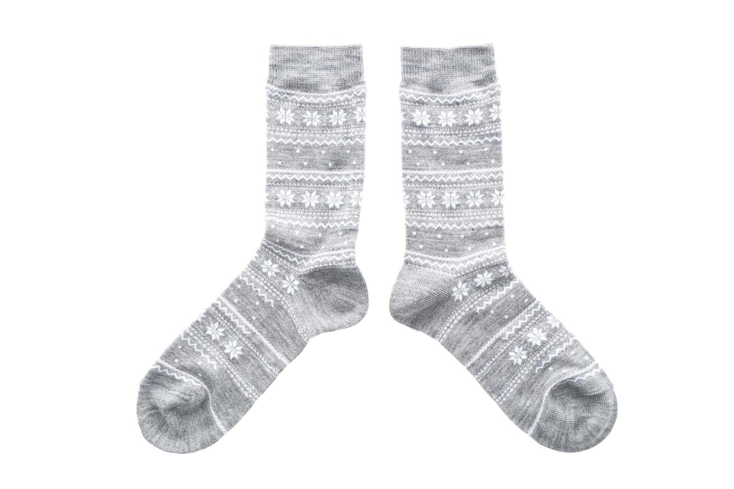 Socks isolated on white background photo