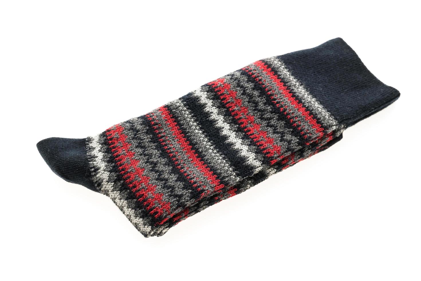 Socks isolated on white background photo