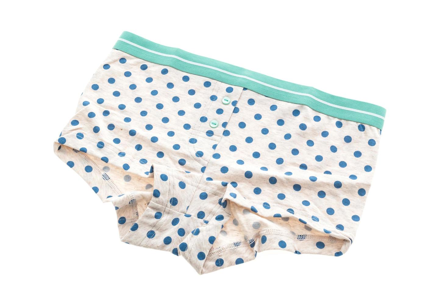 Woman underwear on white background photo