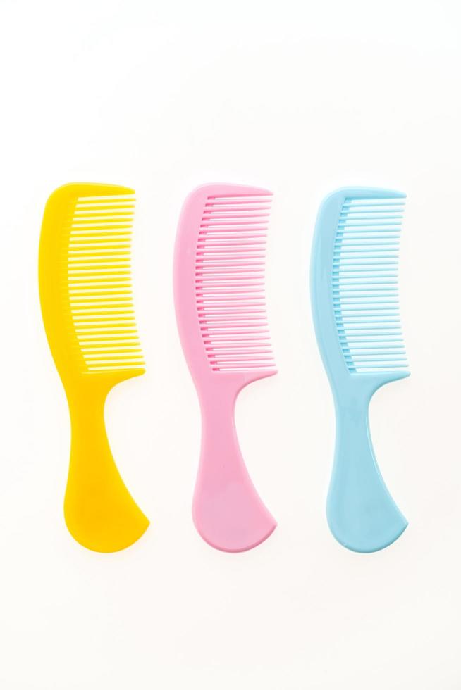 Plastic hair comb photo