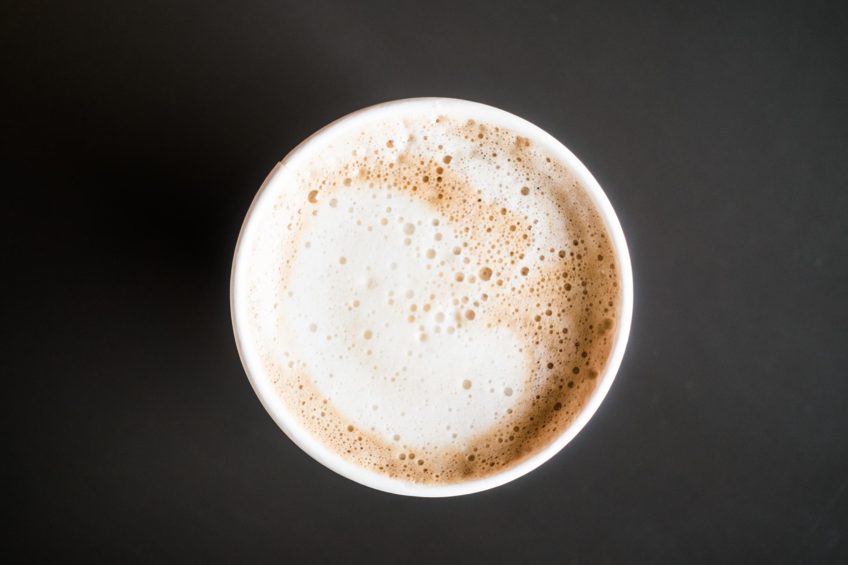 Latte coffee cup 2164177 Stock Photo at Vecteezy