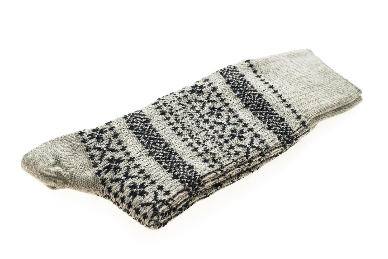 Sock isolated on white photo