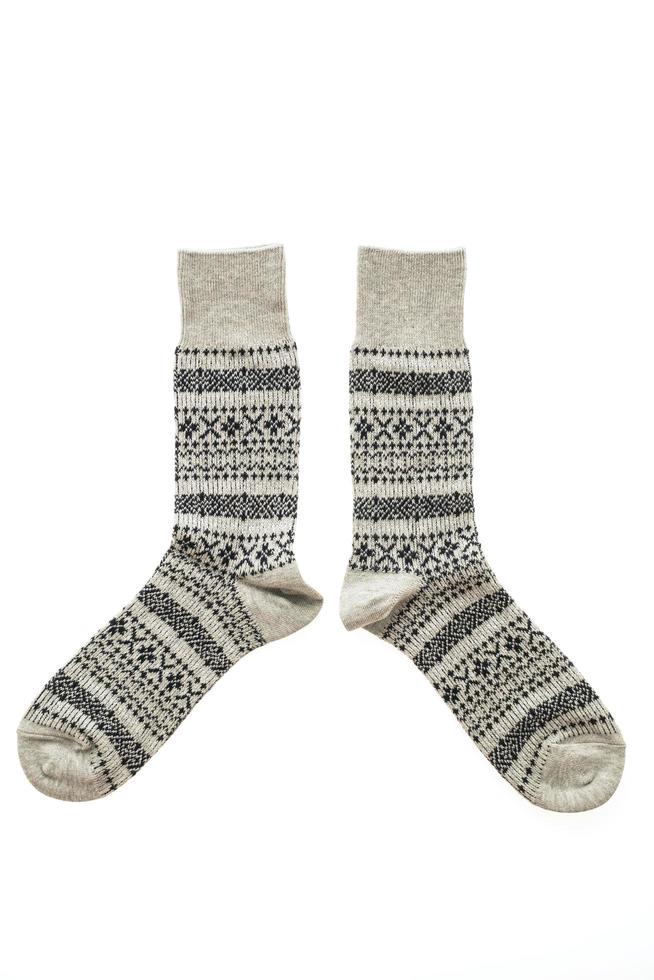 Sock isolated on white photo