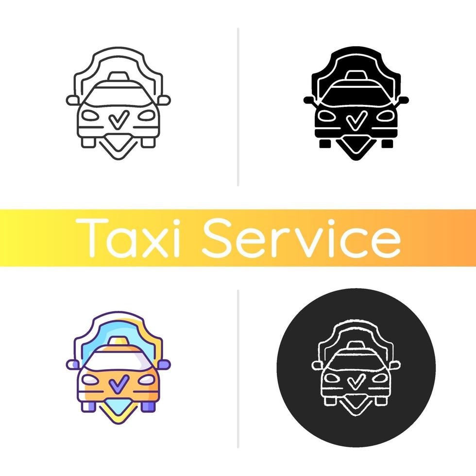 Safe ride icon vector