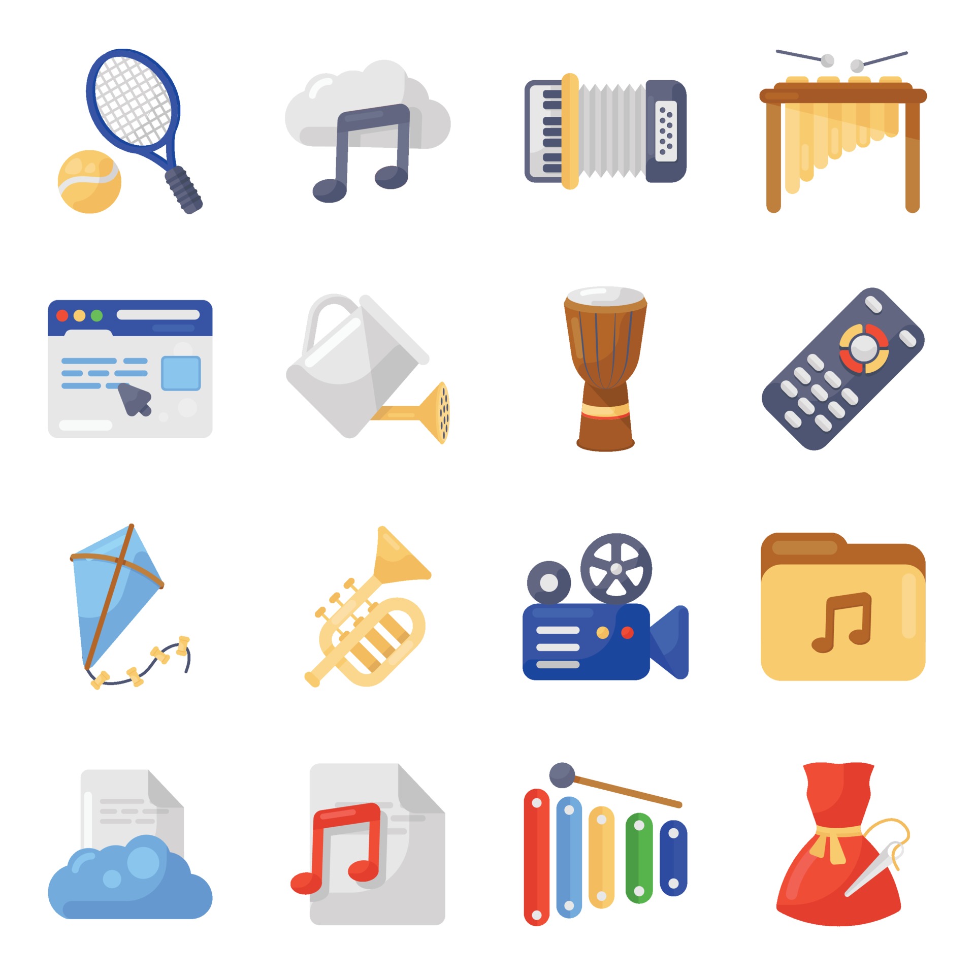 Entertainment and Leisure Activities 2164805 Vector Art at Vecteezy