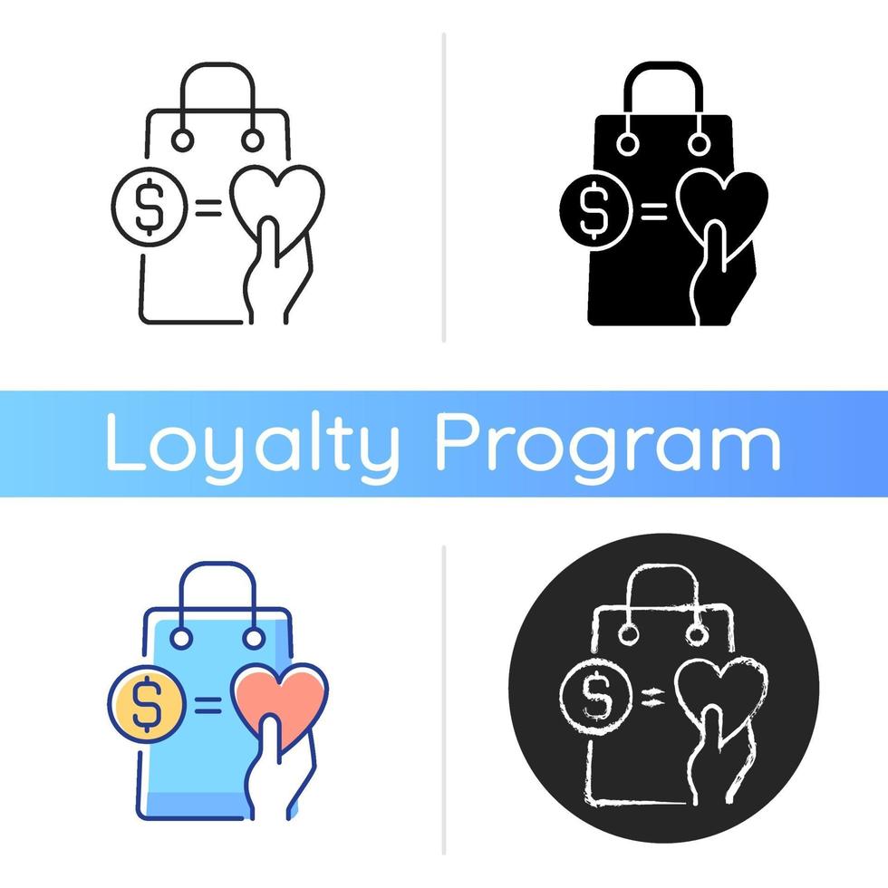 Money from purchases going to charity icon vector