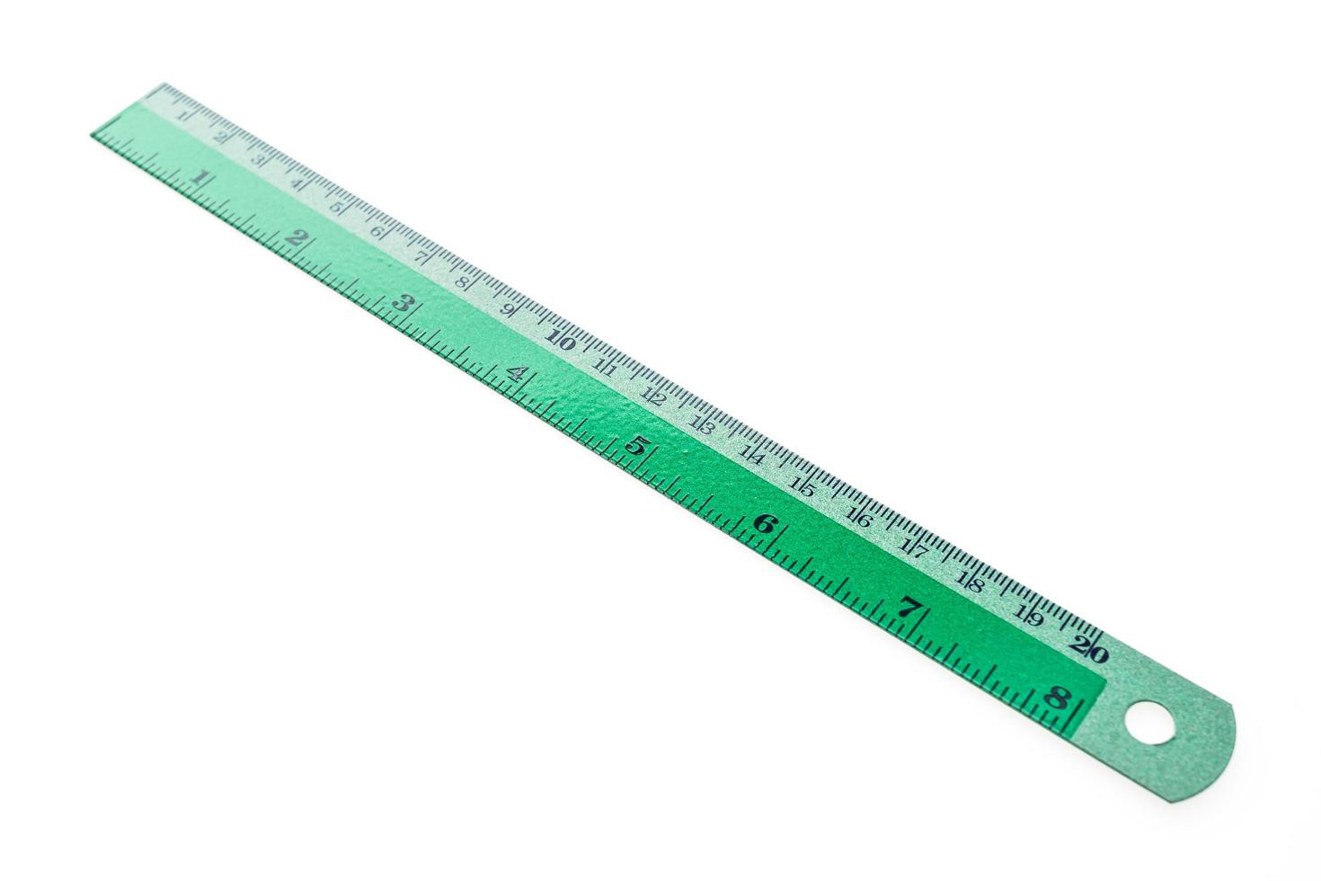 Ruler isolated on white photo