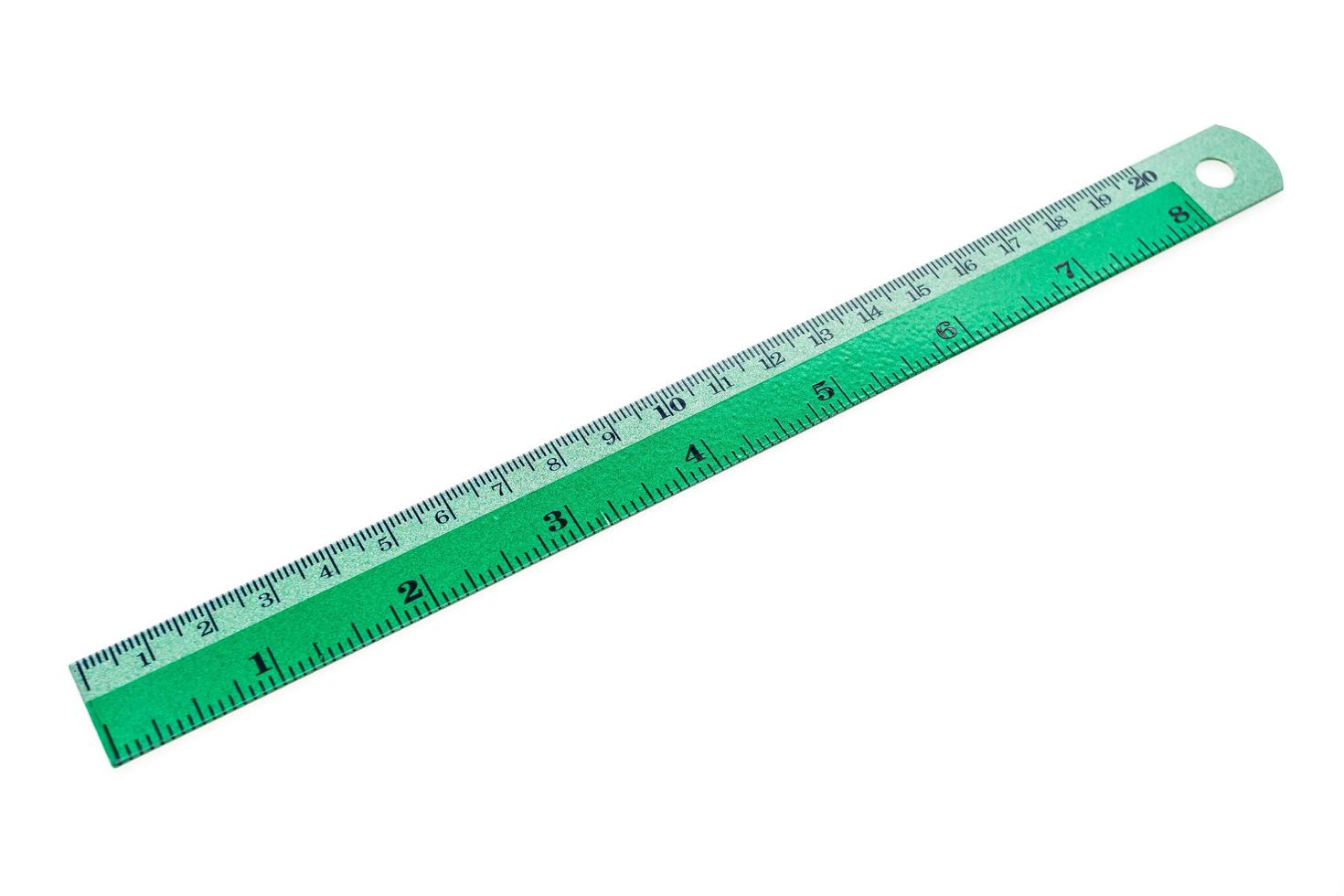 Ruler isolated on white photo