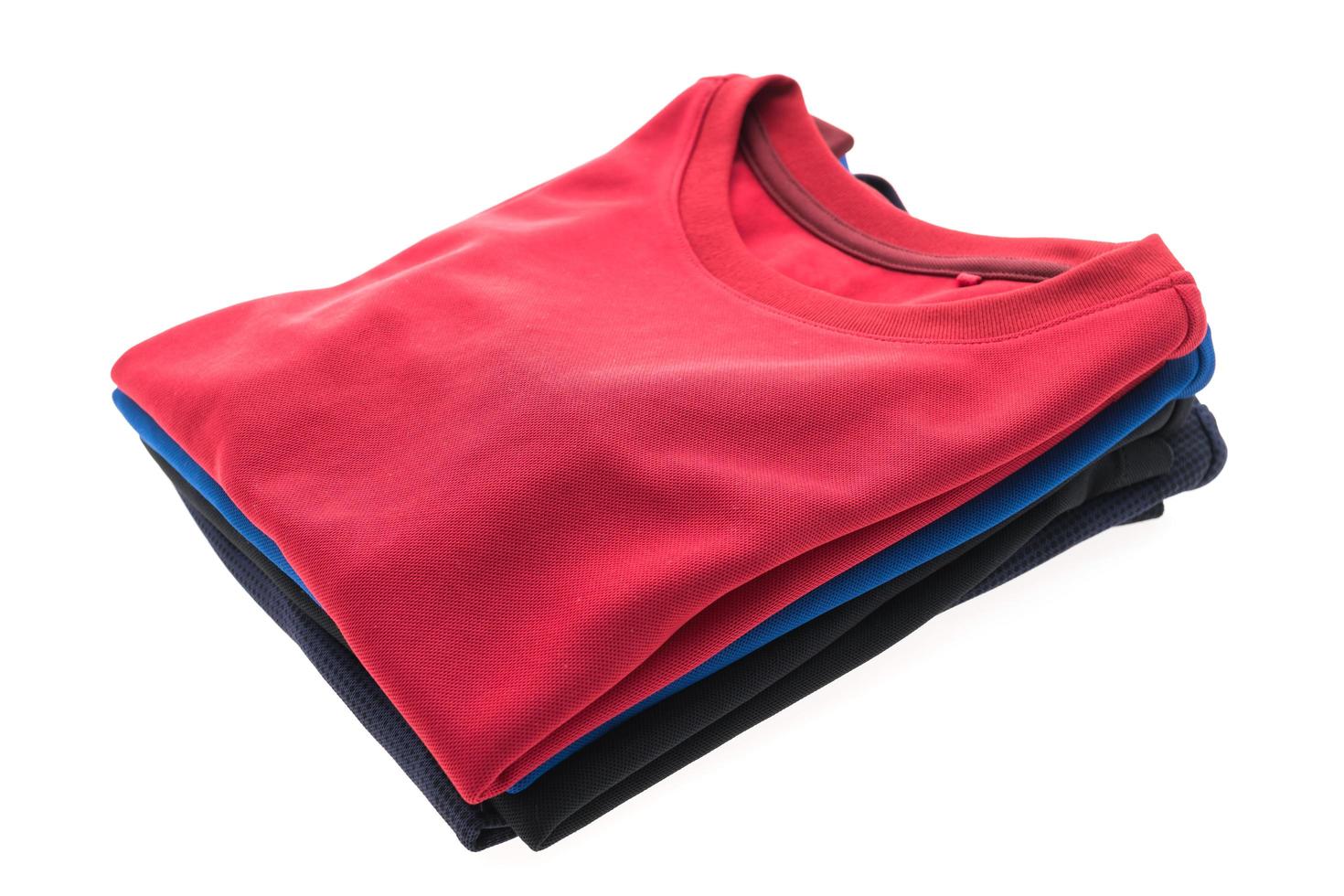 Red T shirt for clothing photo