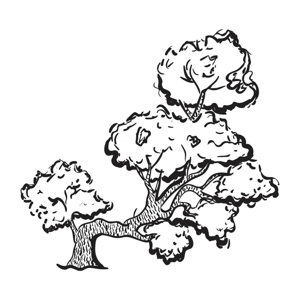 Old Oak Tree vector