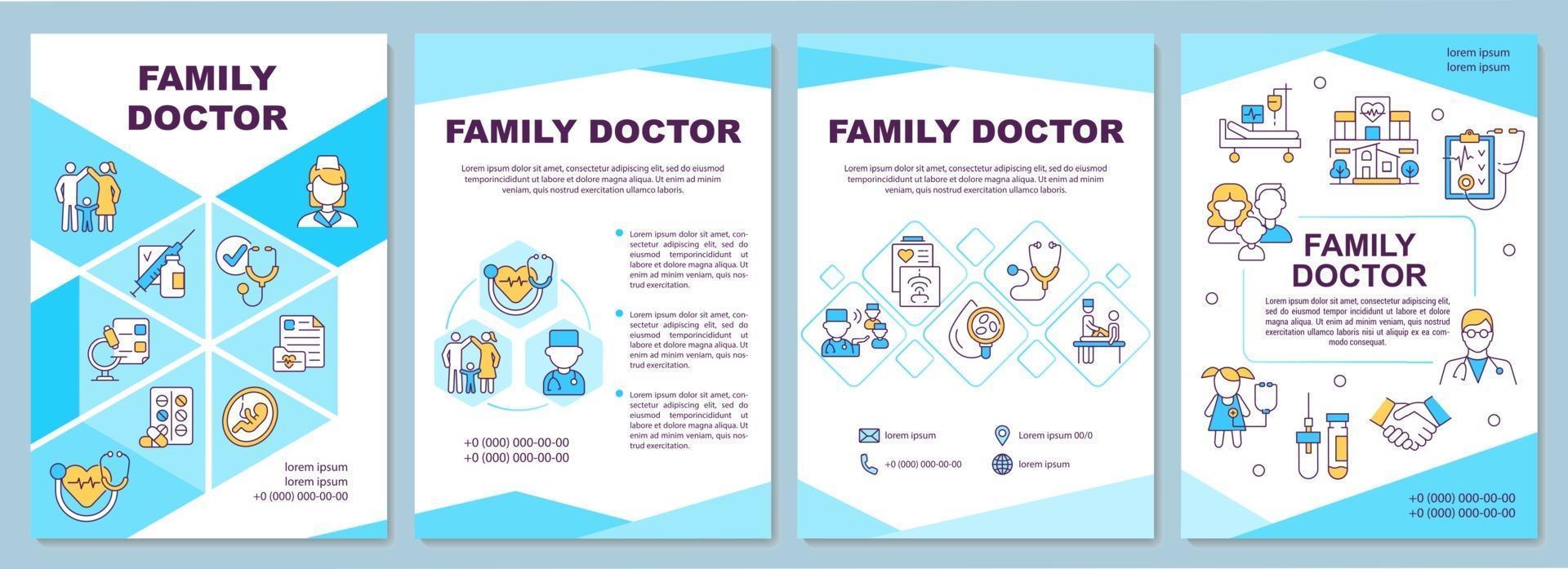 Family doctor brochure template 2165380 Vector Art at Vecteezy Family doctor brochure template 2165380 Vector Art at Vecteezy