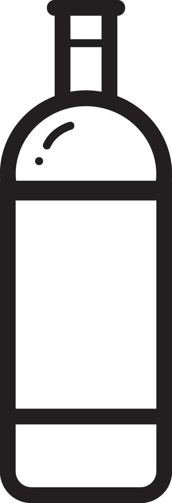 Line icon for bottle vector