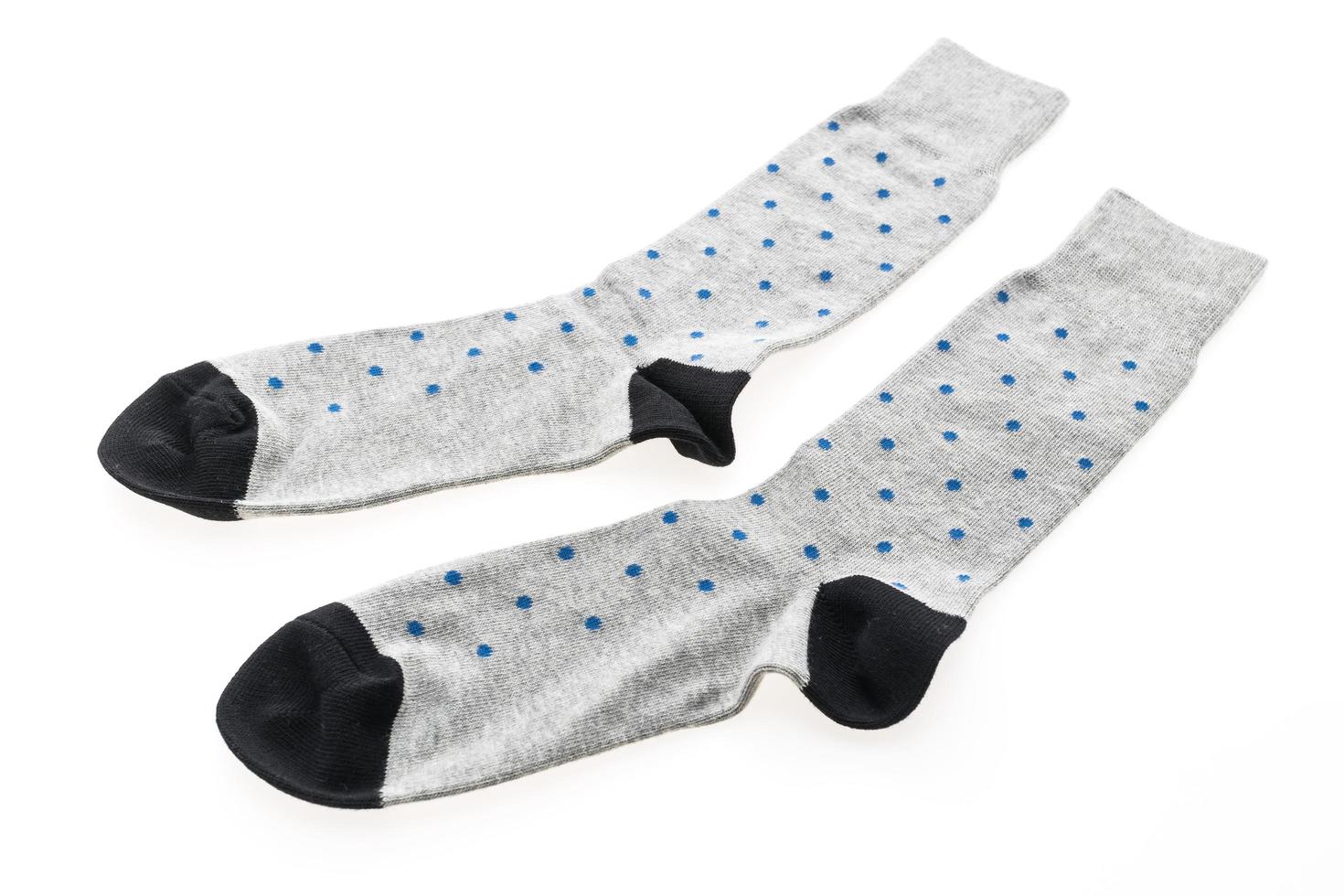 New socks isolated on white photo