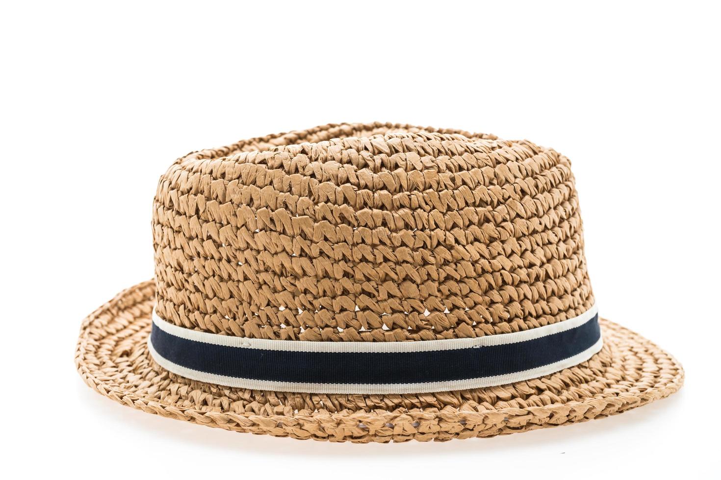 Straw hat for man photo