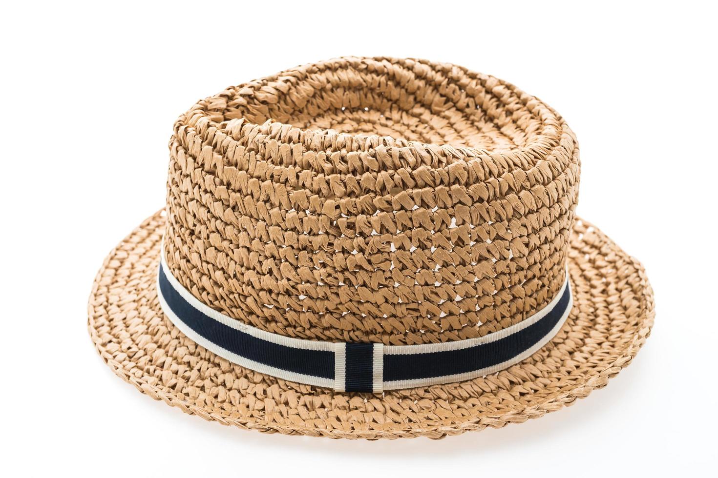 Straw hat for man photo