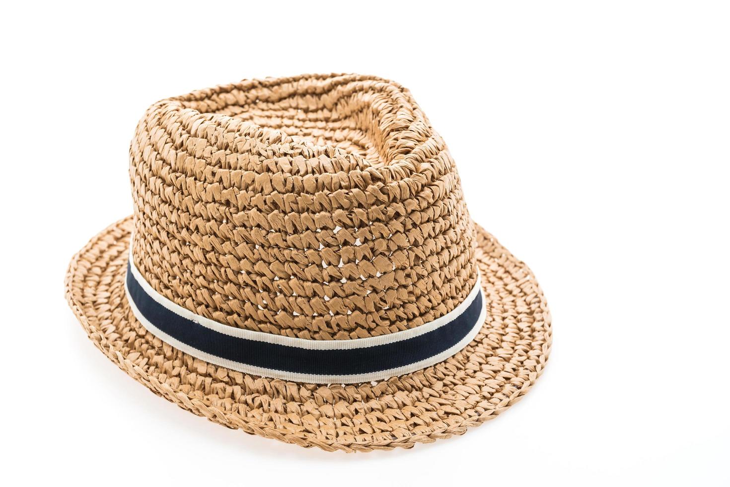 Straw hat for man photo