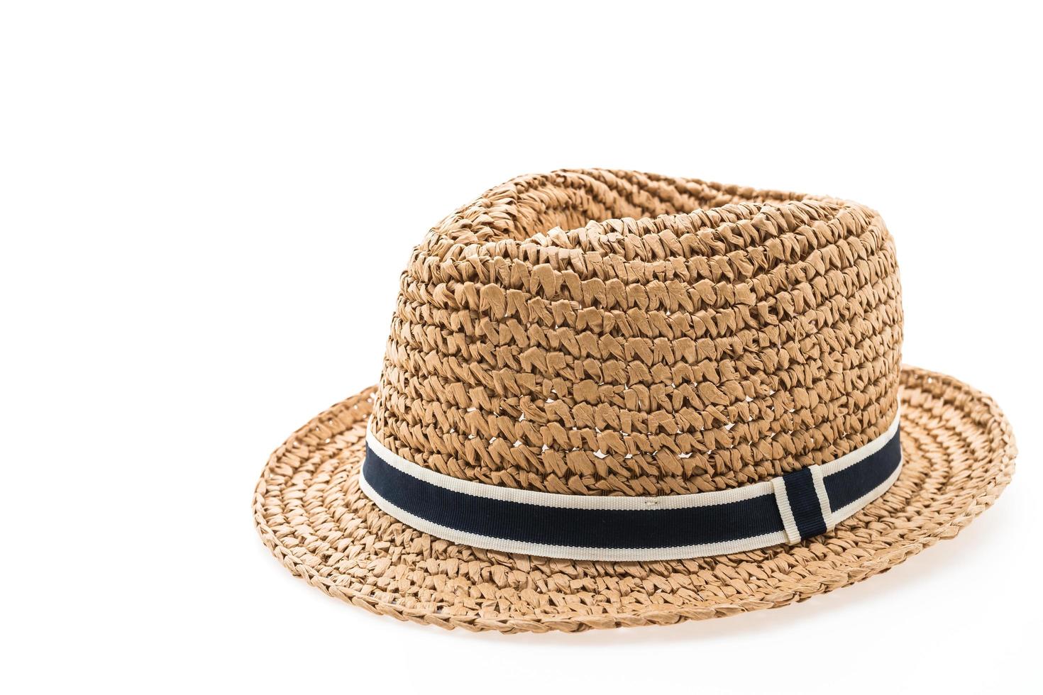 Straw hat for man photo