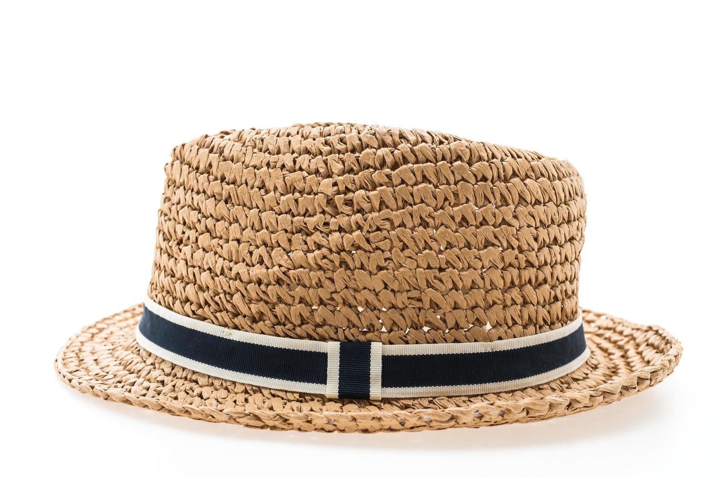 Straw hat for man photo