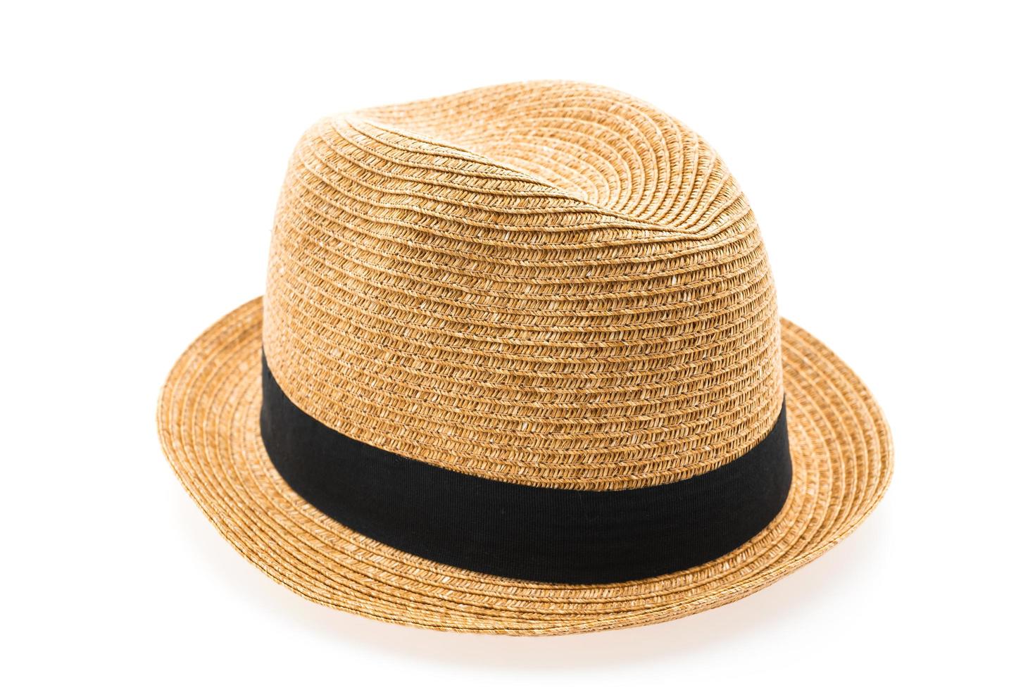 Straw hat for man photo