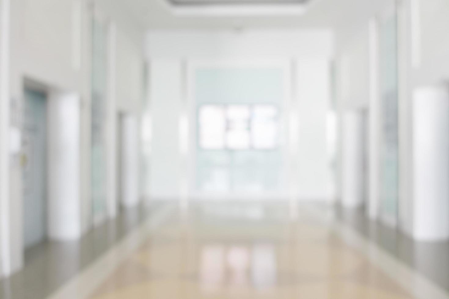 Abstract defocused hospital interior for background photo